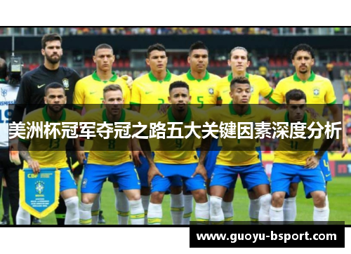 美洲杯冠军夺冠之路五大关键因素深度分析