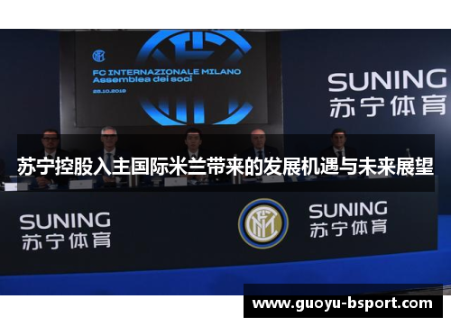 苏宁控股入主国际米兰带来的发展机遇与未来展望